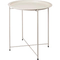 Home styling bijzettafel beige ø47xh50cm