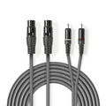 Nedis xlr audiokabel
