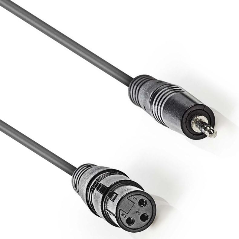 Nedis xlr kabel - stereo - gebalanceerd