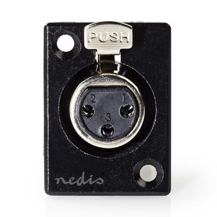 Nedis xlr chassismontage