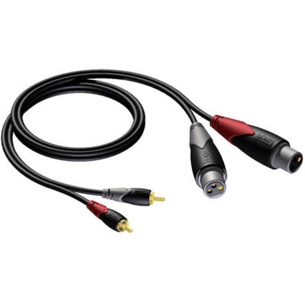 Abi xlr - rca kabel - ongebalanceerd
