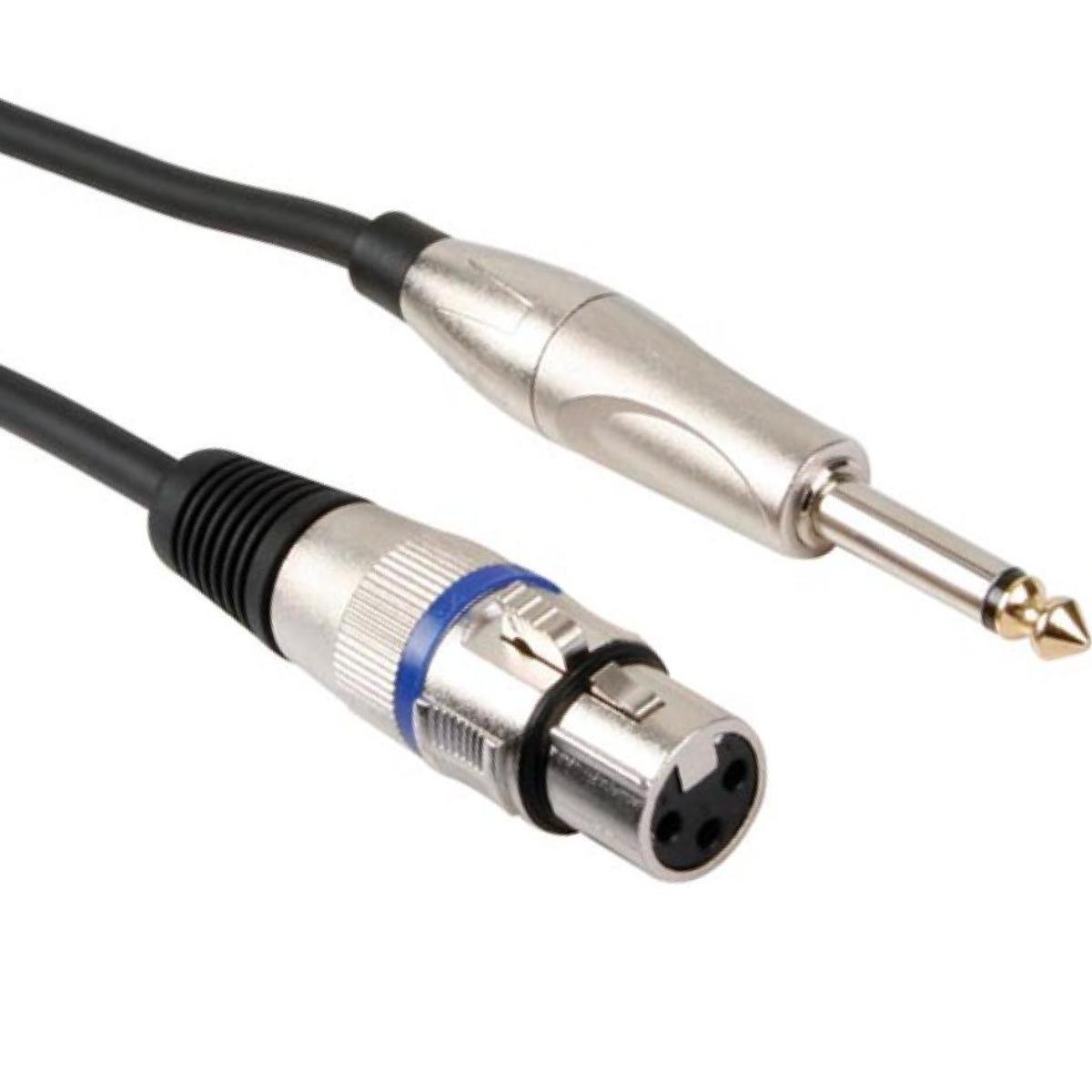 Abi jack naar xlr kabel