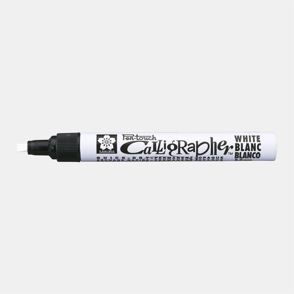 Sakura • pen-touch kalligrafie pen medium wit