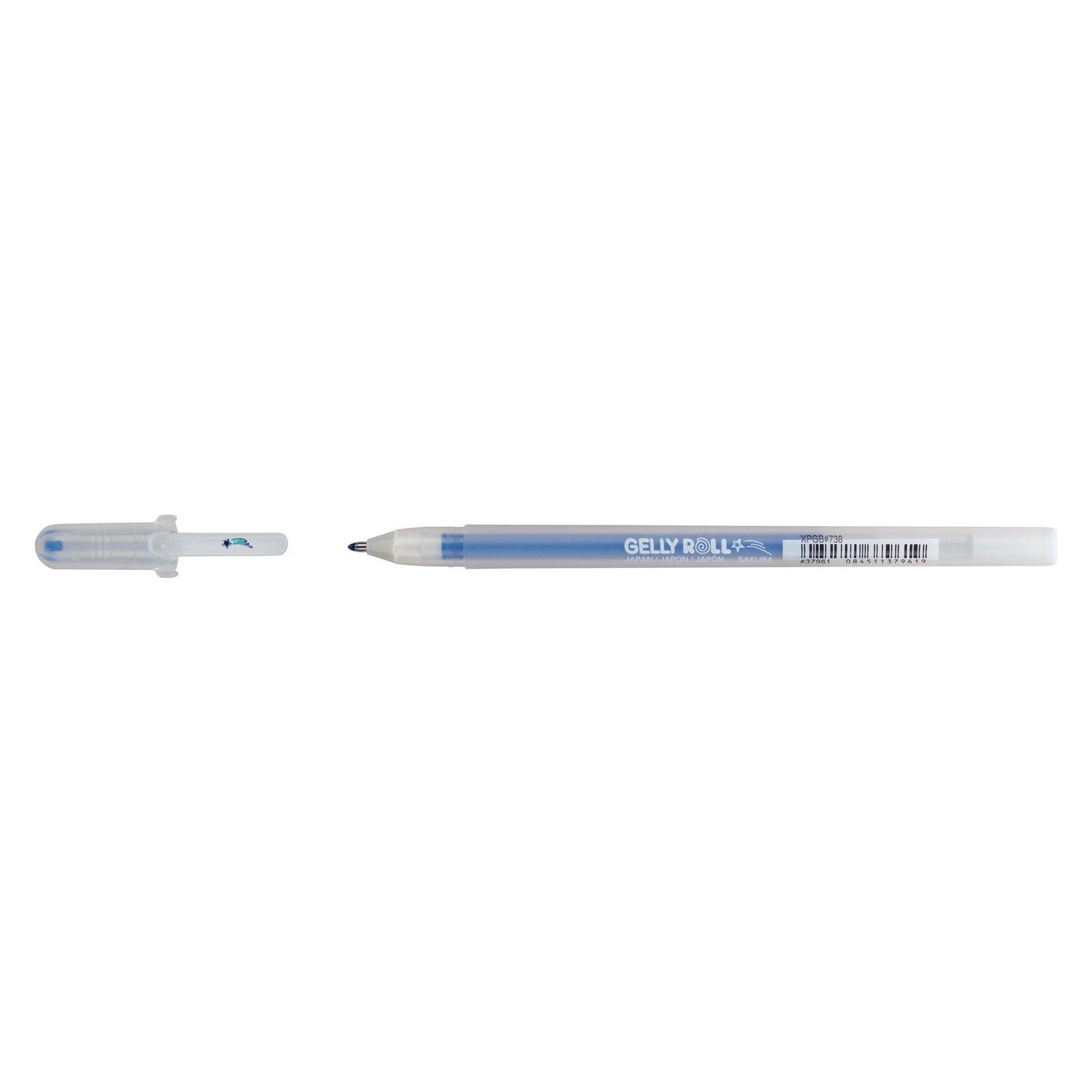 Sakura • gelly roll gelpen stardust glitter 738 donkerblauw
