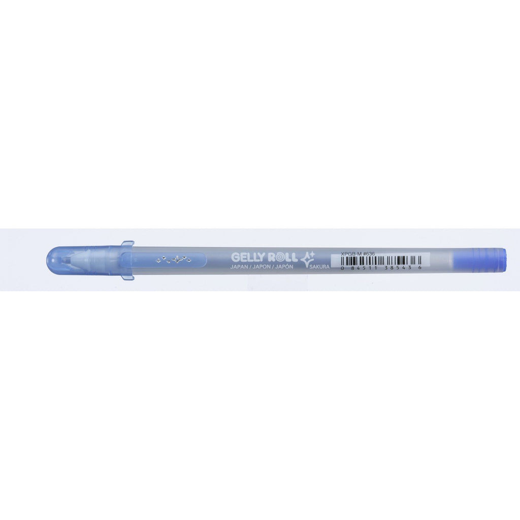 Sakura • gelly roll silver shadow blauw