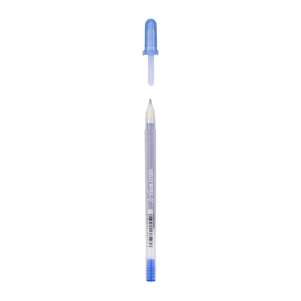 Sakura • gelly roll silver shadow blauw