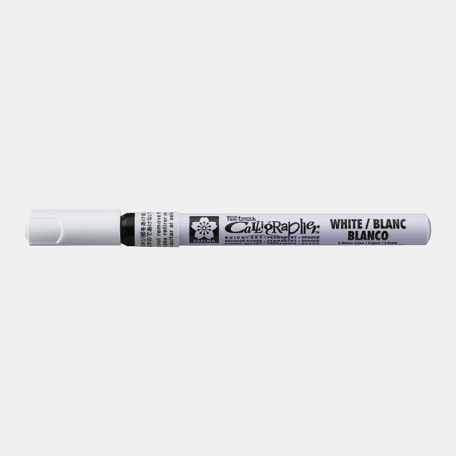 Sakura • pen-touch kalligrafie pen fijn wit
