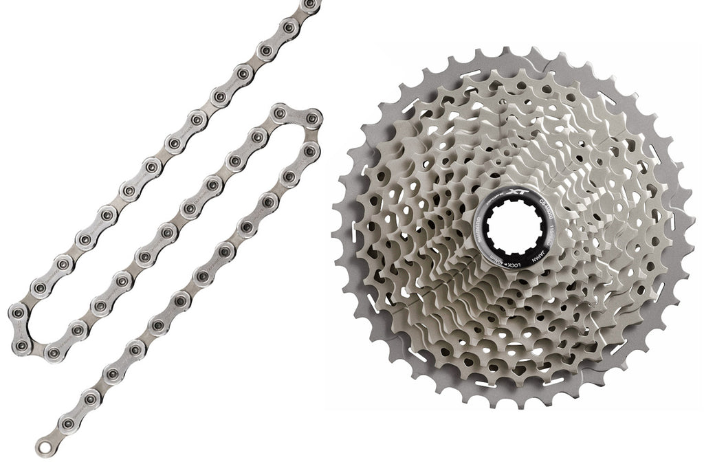 Shimano xt 11-speed wear and tear set cn-hg701+cs-m8000 11-42