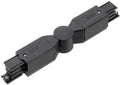 Enzo xts hoekstuk instelbaar tbv. rail 3-fasen zwart - 5050044