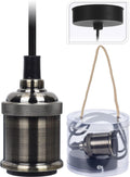 Home styling hanglamp houder fitting 8cm platinum