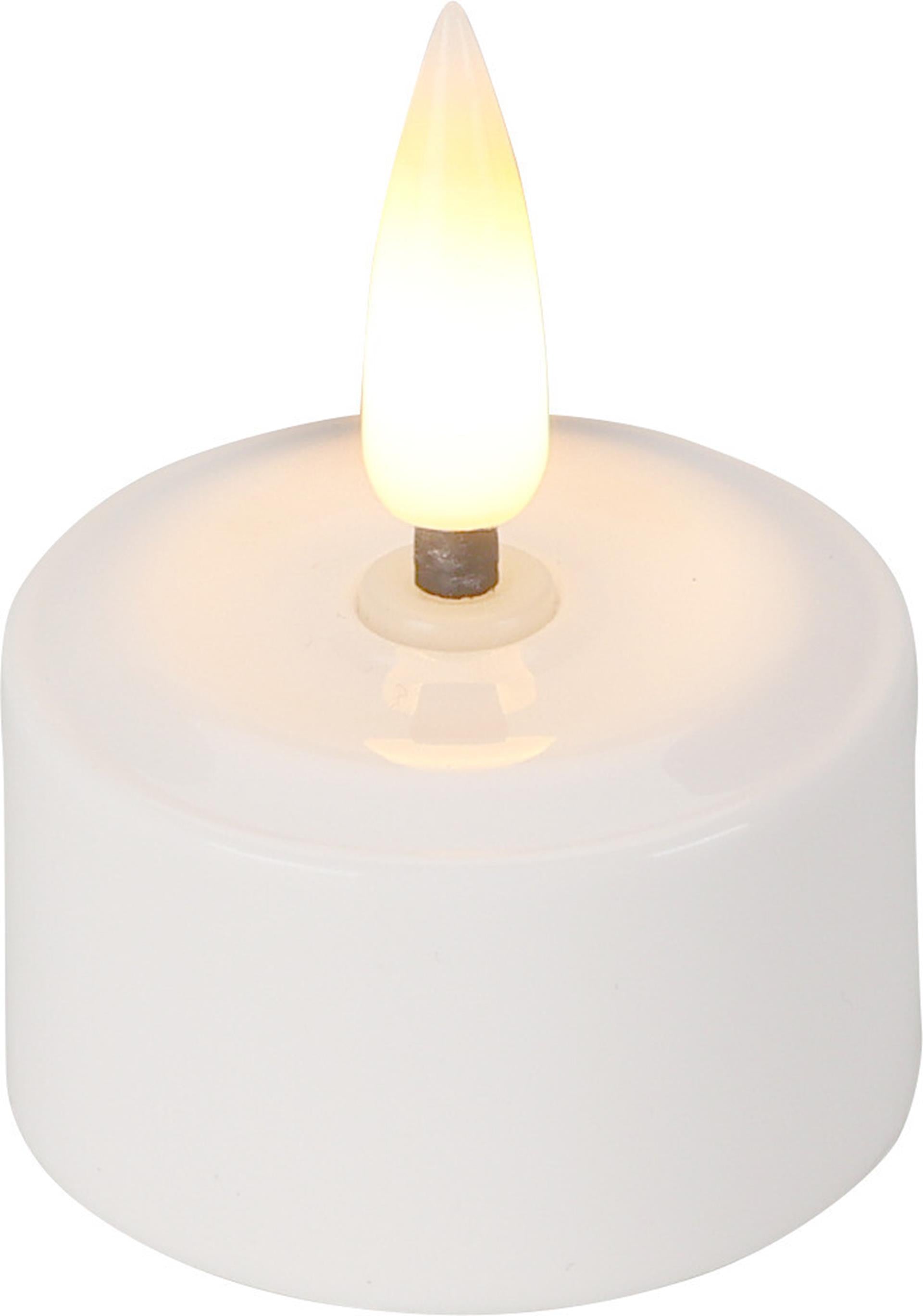 Home styling oplaadbaar led theelichtset 4-delig ø4cm