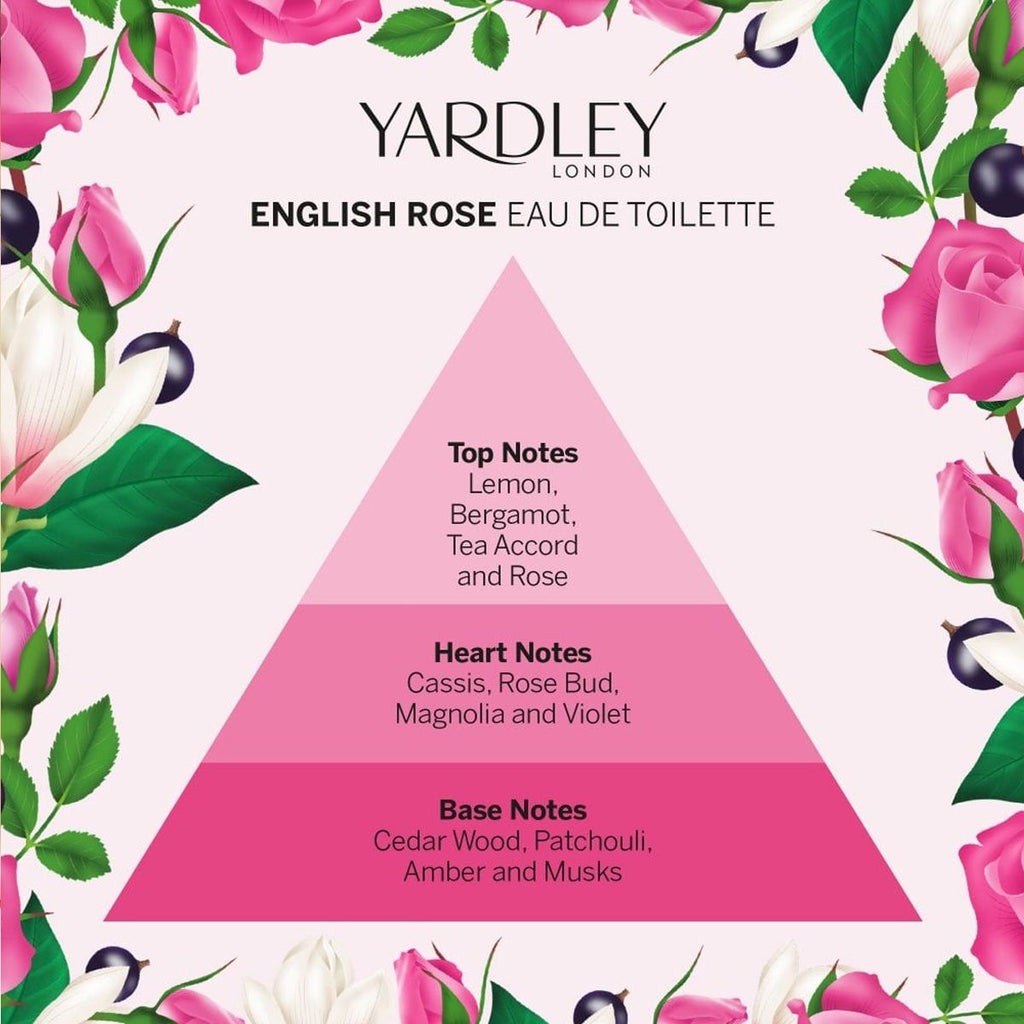 Yardley london english rose eau de toilette 50ml
