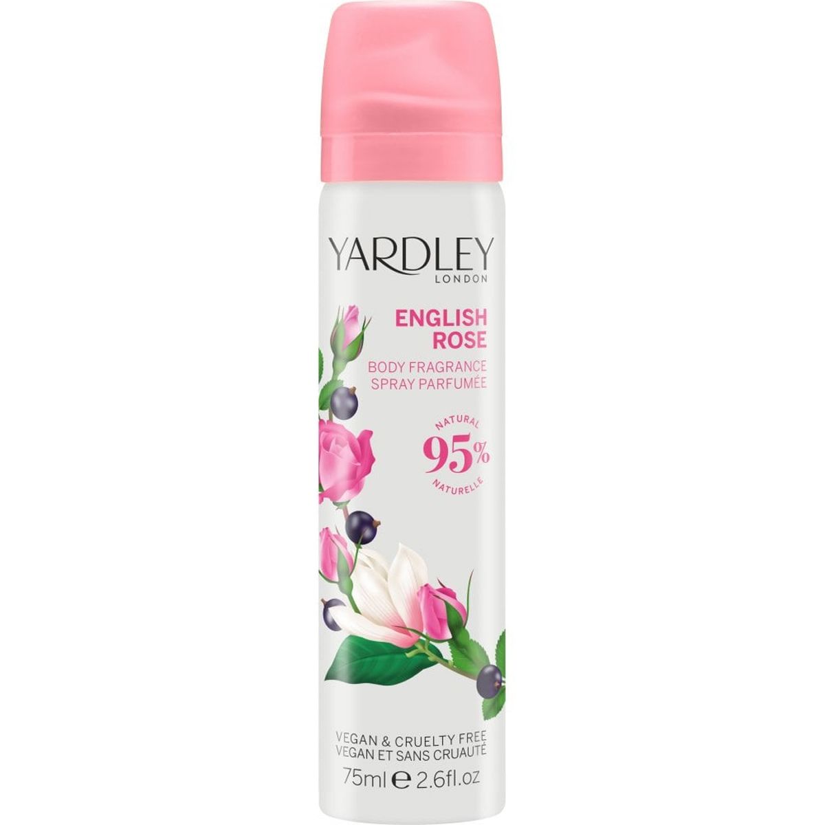 Yardley london rose body spray 75ml