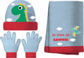 Winterset Dino Jungen Baumwolle blau 4-teilig Einheitsgröße