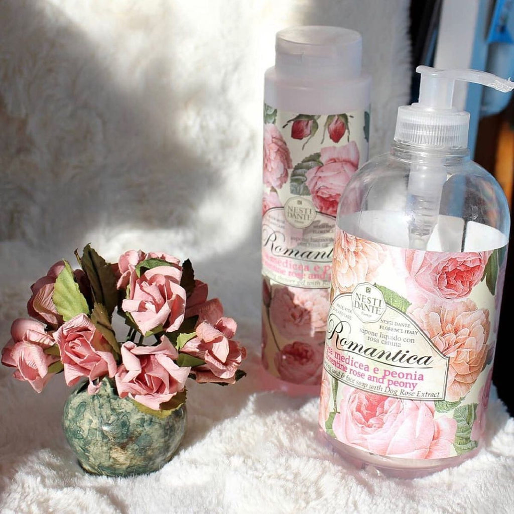 Nesti dante romantica rose peony douchegel 300ml
