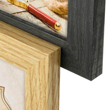 Zep Bilderrahmen DT567B Locarno Schwarz 5x10x15 1x10x10 cm