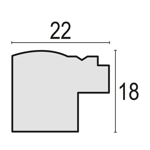 Zep Bilderrahmen SN468B Mason B 15x20 cm