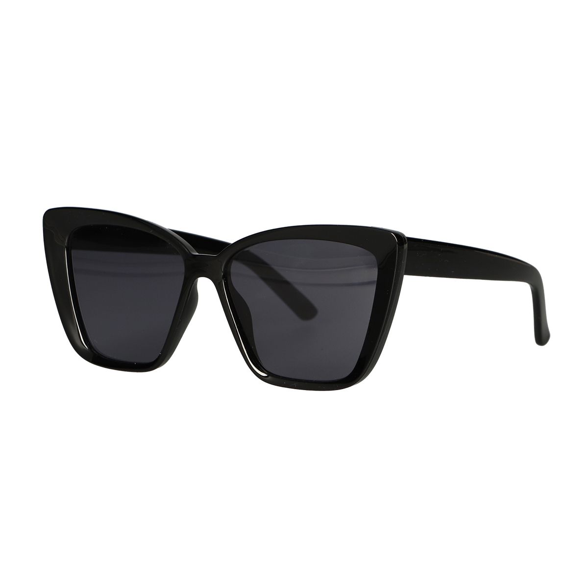 Spectrum zonnebril statement vlinder zwart smoke glas dames