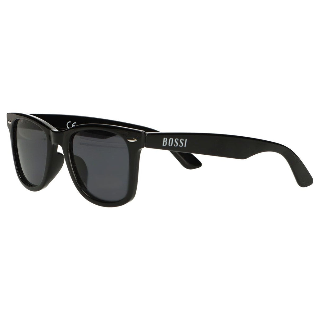 Spectrum polarized zonnebril vierkant zwart smoke heren