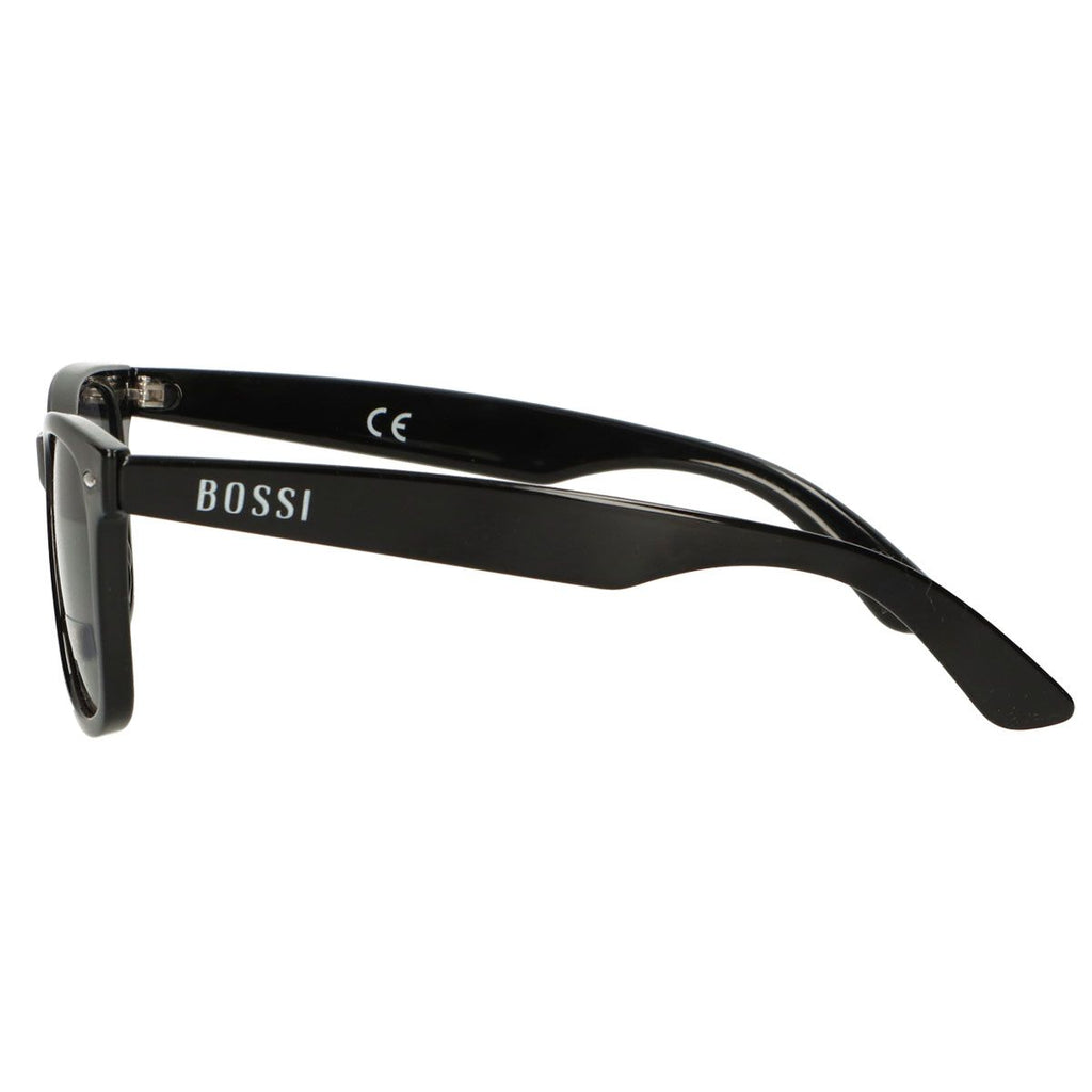 Spectrum polarized zonnebril vierkant zwart smoke heren