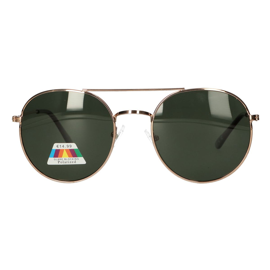 Spectrum polarized zonnebril piloot groen glas unisex