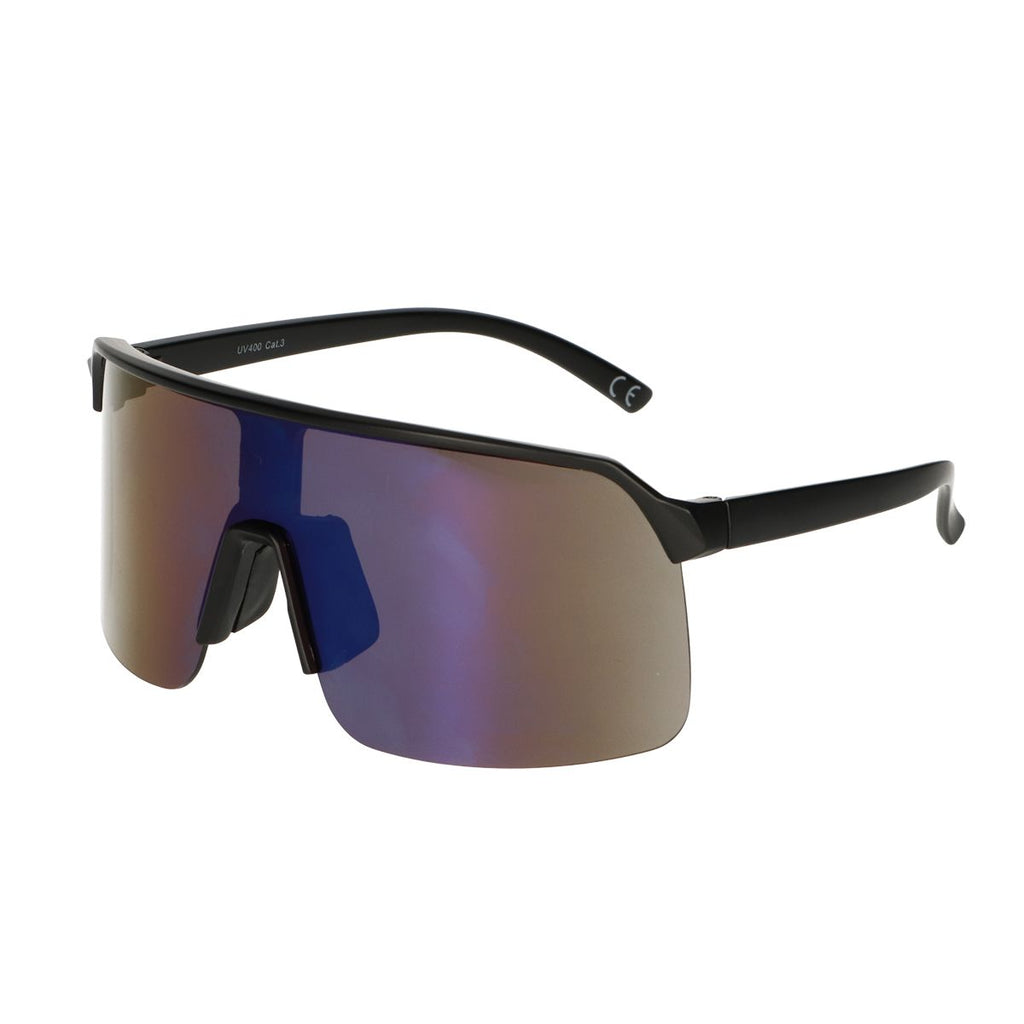 Spectrum zonnebril groot sport zwarte coating heren