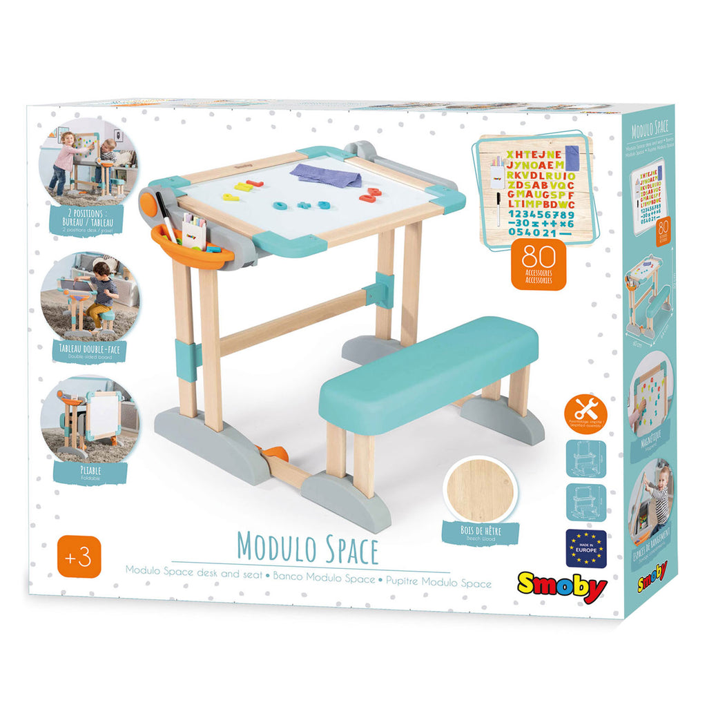 Smoby Modulo Schreibtisch und Tafel, 2in1