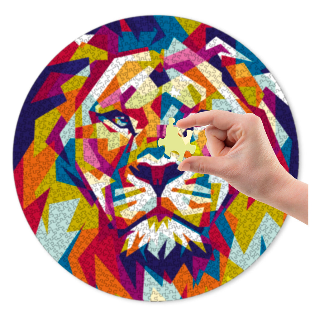 Creative Craft Group Rundpuzzle Löwe, 1000 Teile.