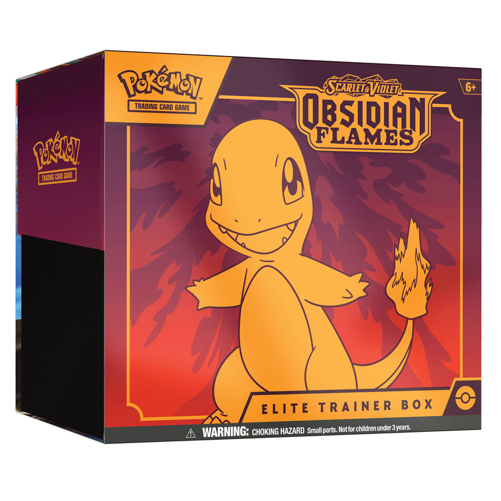Asmodee Pokémon-Sammelkartenspiel Scharlachrot & Violett Obsidianflammen Trainerbox