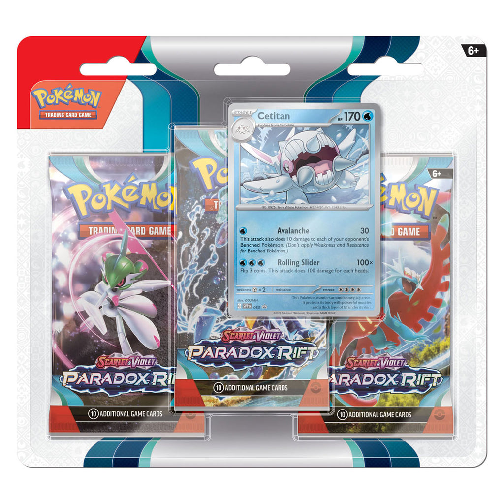 Asmodee pokemon tcg s v paradox rift boosterblister - cetitan