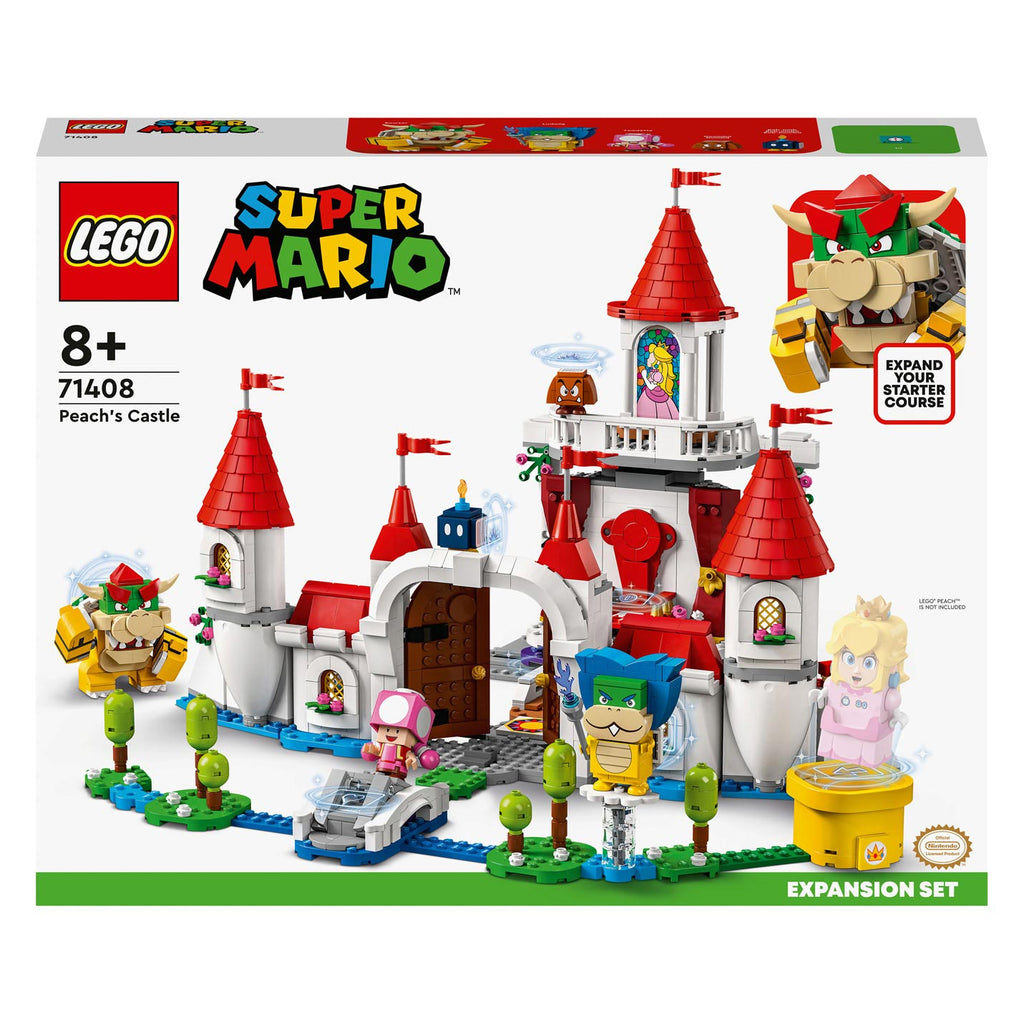 Lego super mario - uitbreidingsset: peach’ kasteel constructiespeelgoed (71408)