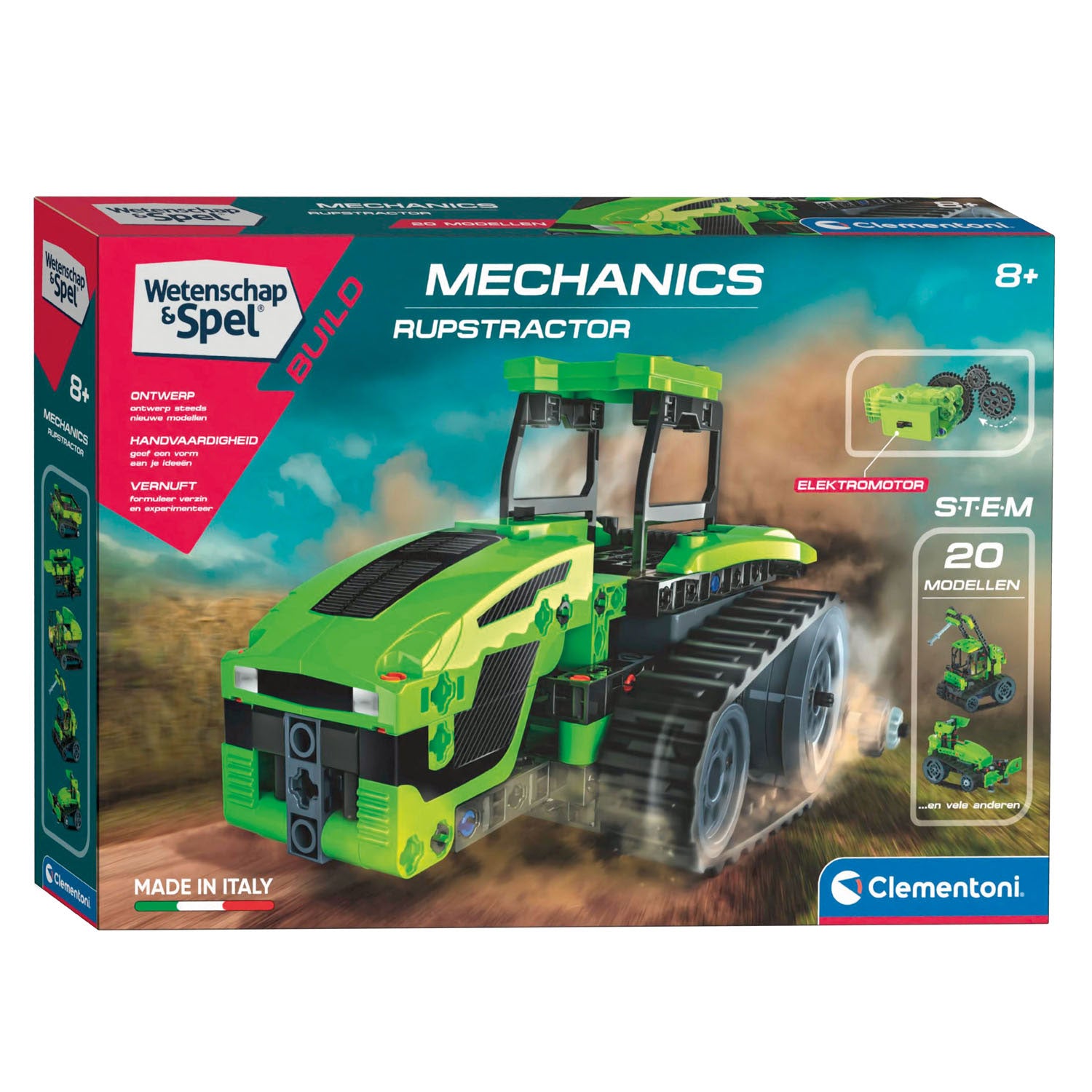 Clementoni Science Game Mechanics Raupentraktor