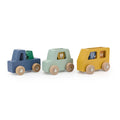 Trixie houten speelgoed - auto met dieren - speelgoedauto - set van 3 - vanaf 1,5 jaar - voor jongens en meisjes – fsc® hout