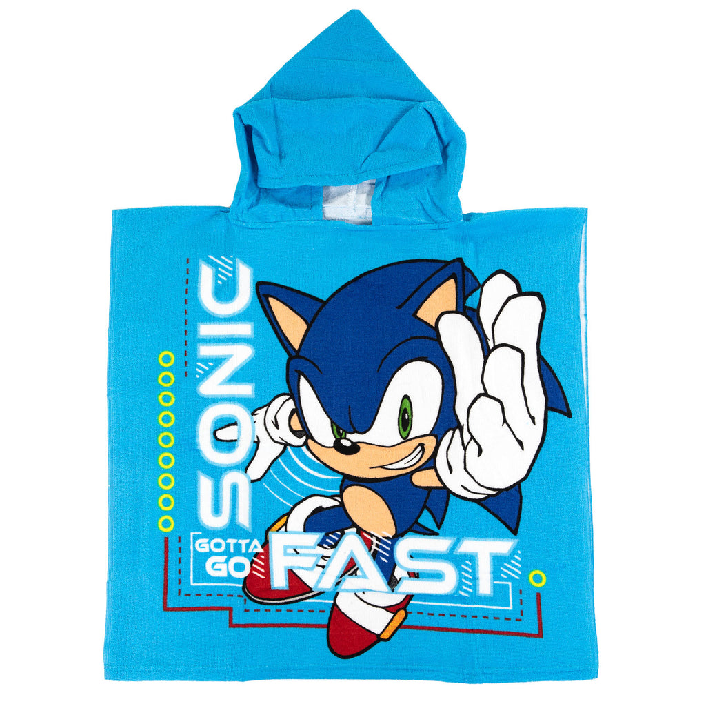 Sonic Poncho aus Polyester, 55 x 110 cm