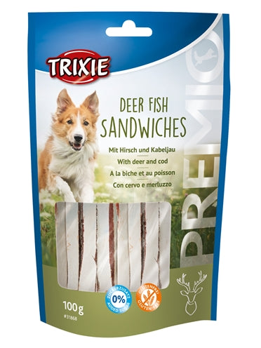 Trixie Premio Hirschfisch-Sandwiches