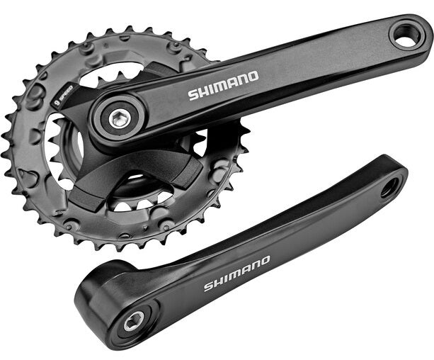 Shimano Kurbelgarnitur FC-MT101 9-fach 36x22 Zähne 175 mm schwarz