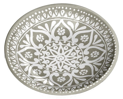 Tarhong Futternapf Katze Boho Medaillon Taupe