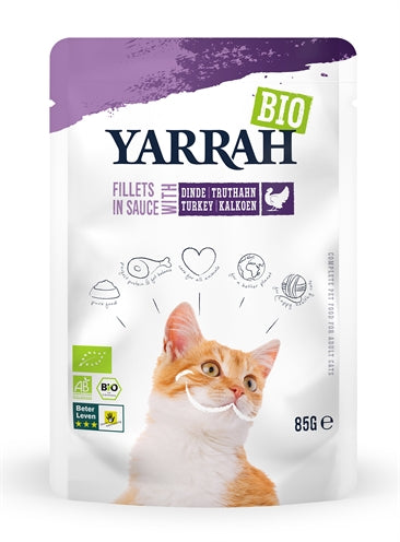 Yarrah Cat Bio-Filets mit Wahrheit in der Sauce
