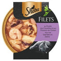 Sheba-Filets vom Huhn/Garnelen/Meeresfisch in der Soße