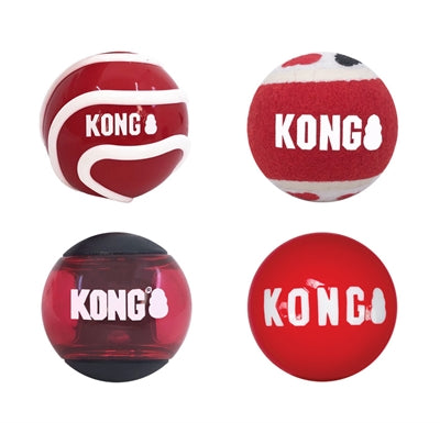 Kong Signature Bälle, sortiert