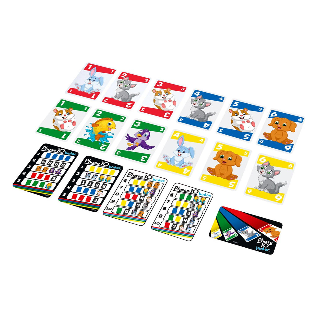 Spel phase 10 junior - kaartspel | 2 stuks
