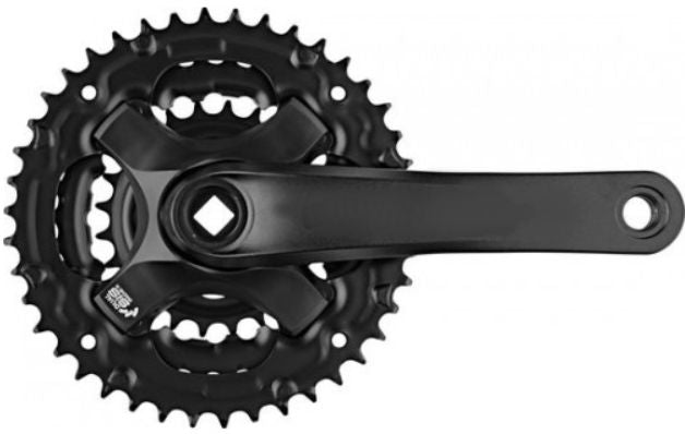 KURBELsatz Triple 42/32 / 22T 175 mm Aluminium / Stahl Matt schwarz