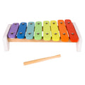 Klassische Welt der Welt Welt Holz Xylophon Regenbogen, 2 Teile.