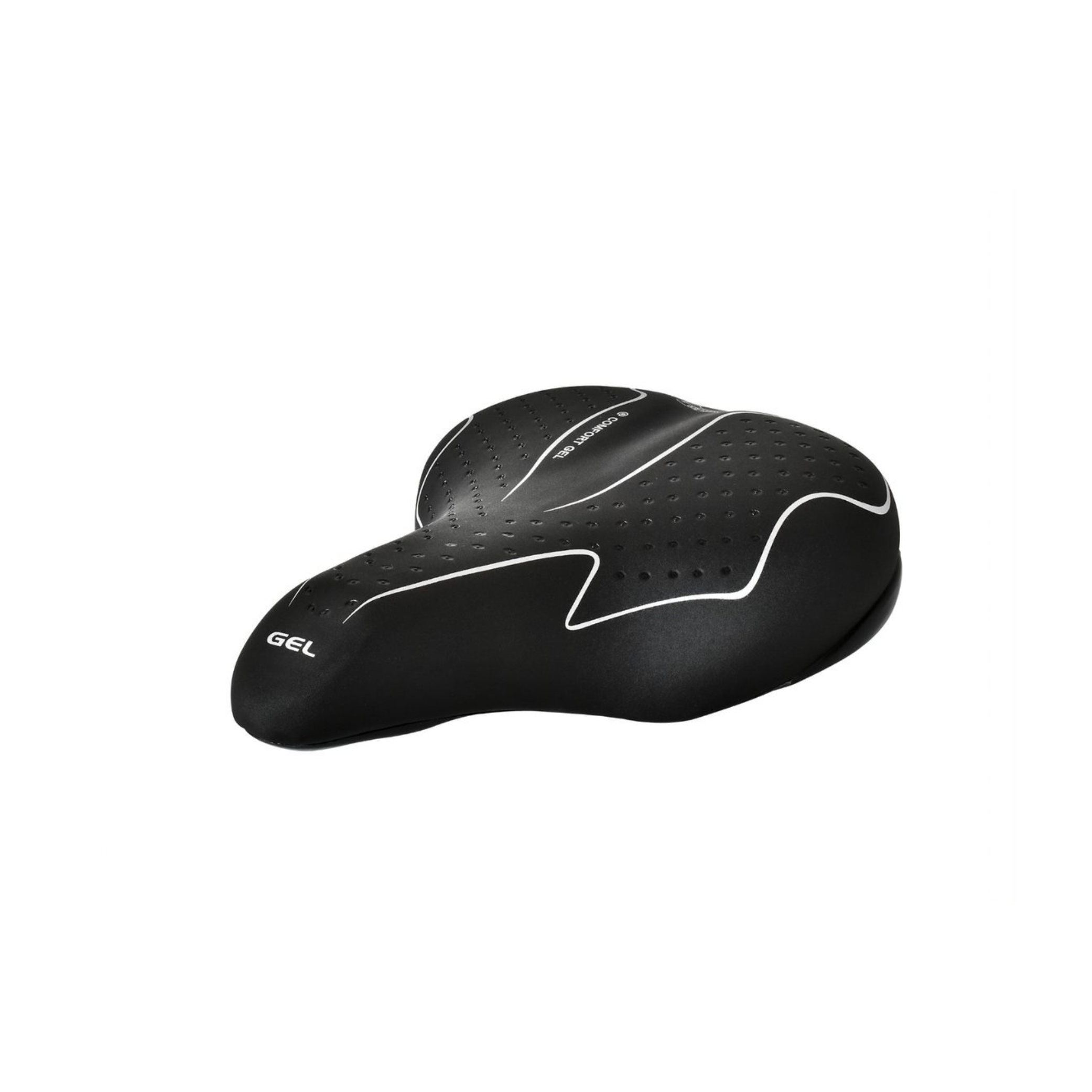 Wittkop Gel Sattel Sport Damen, Dot 2 Design. Mit Riemen (Workshop - Verpackung)