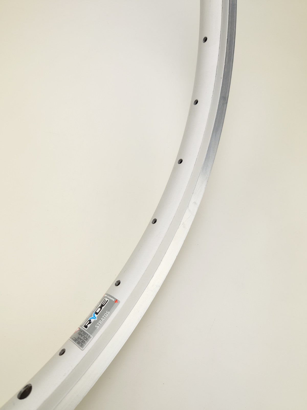 Ryde Felge 28 Stratos Silver mit Bremskante