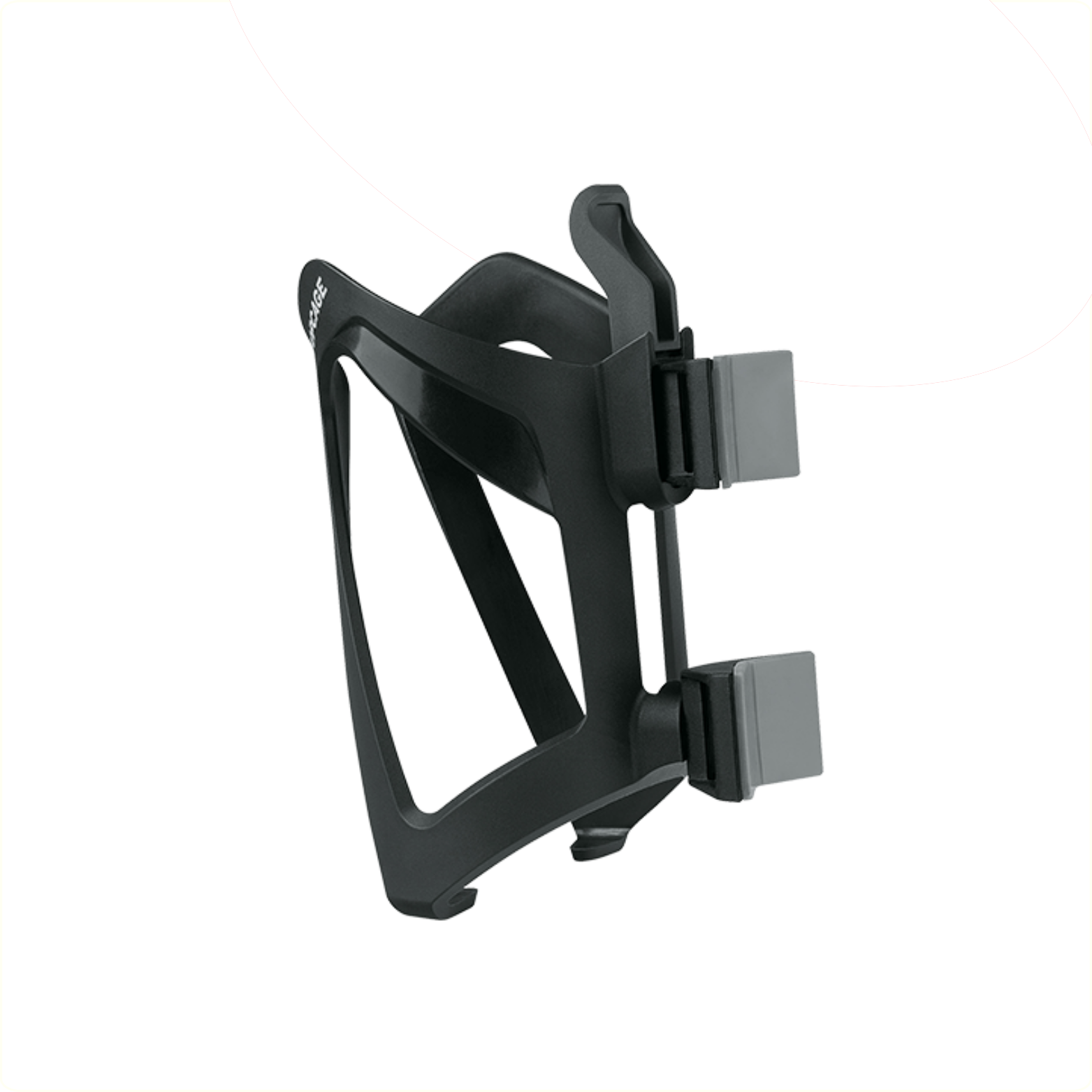 SKS -Bidone -Halter und Flaschenbestätigung überall mit Topcage, Mattschwarz