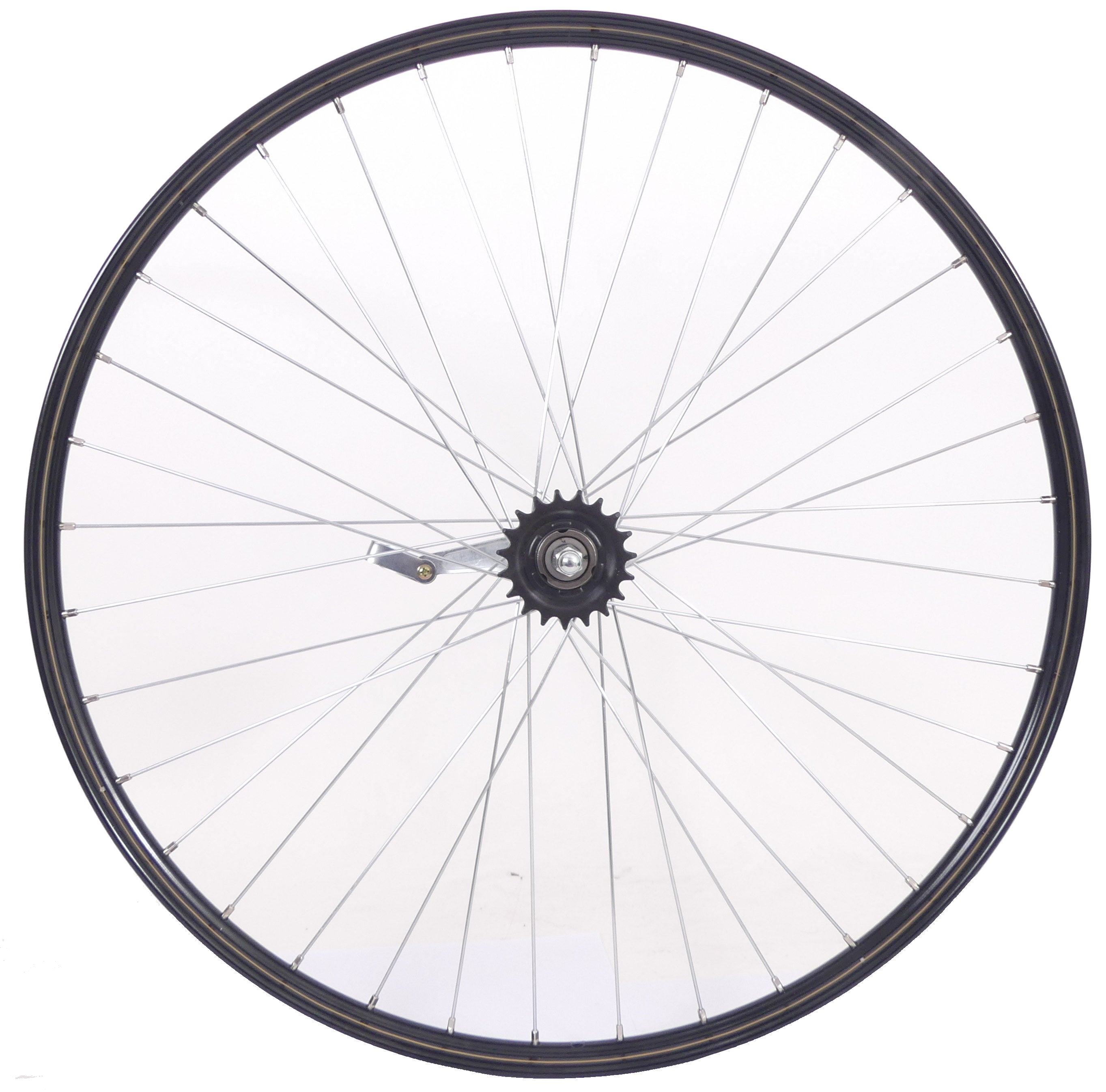 Achterwiel Werke 28 x 1 1 2 635 x 24 omafiets terugtrapnaaf zwart