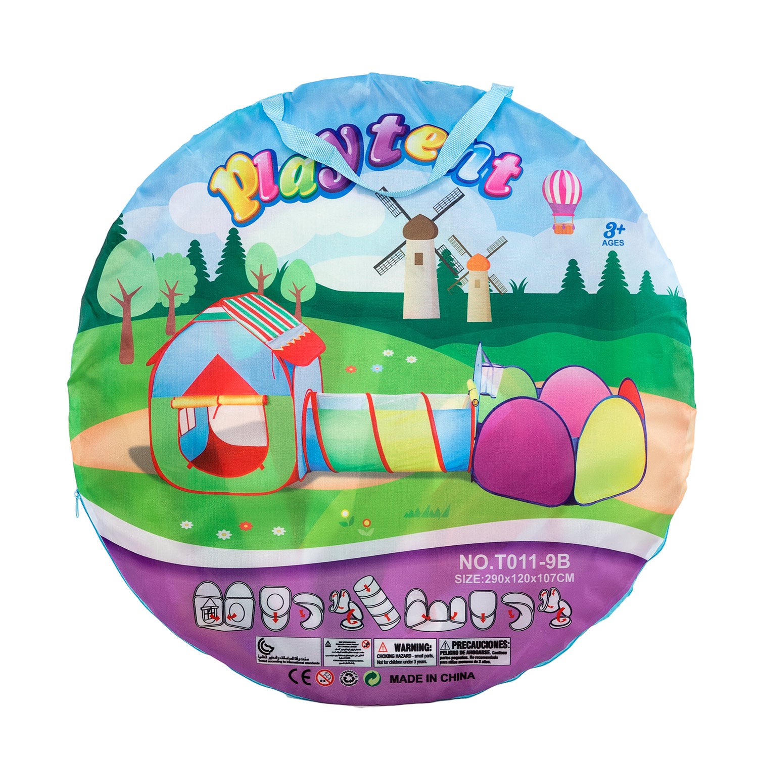 Spielzelt mit Tunnel