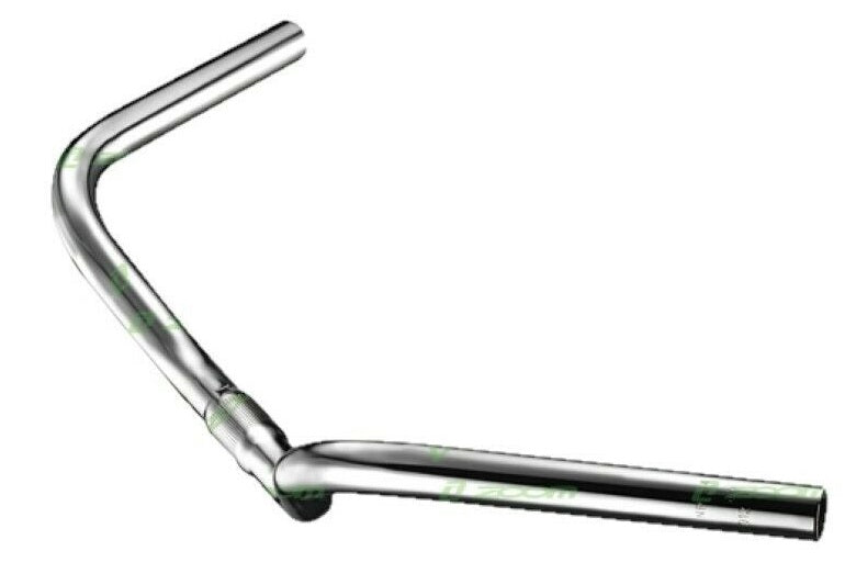 Ergotec AL-144 Sterior Biegung 595 x 66 mm Ø25,4 mm Aluminium Silber