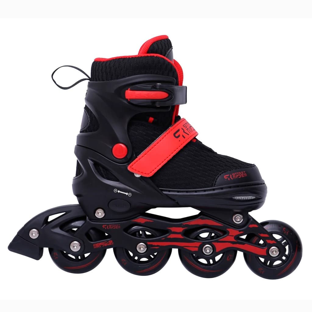Street Rider Inline-Skates, Schwarz, Größe 28-32